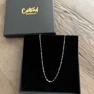 CATBIRD 14K GOLD TINSEL CHOKER NECKLACE